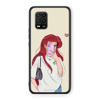 Thumbnail for Xiaomi Mi 10 Lite Walking Mermaid Θήκη από τη Smartfits με σχέδιο στο πίσω μέρος και μαύρο περίβλημα | Smartphone case with colorful back and black bezels by Smartfits