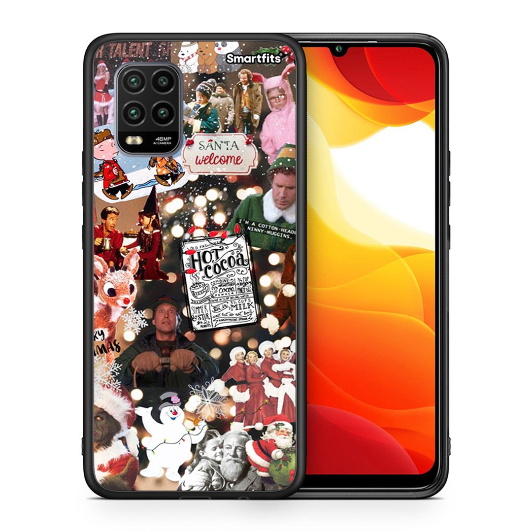 Θήκη Xiaomi Mi 10 Lite Xmas Movies από τη Smartfits με σχέδιο στο πίσω μέρος και μαύρο περίβλημα | Xiaomi Mi 10 Lite Xmas Movies case with colorful back and black bezels