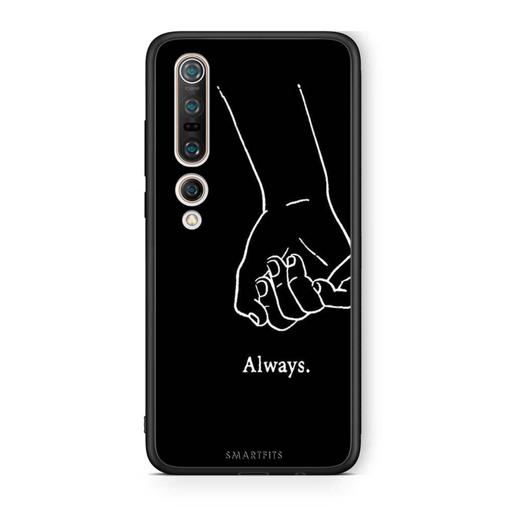 Xiaomi Mi 10 Pro Always & Forever 1 Θήκη Αγίου Βαλεντίνου από τη Smartfits με σχέδιο στο πίσω μέρος και μαύρο περίβλημα | Smartphone case with colorful back and black bezels by Smartfits