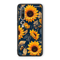 Thumbnail for Xiaomi Mi 10 Pro Autumn Sunflowers Θήκη από τη Smartfits με σχέδιο στο πίσω μέρος και μαύρο περίβλημα | Smartphone case with colorful back and black bezels by Smartfits