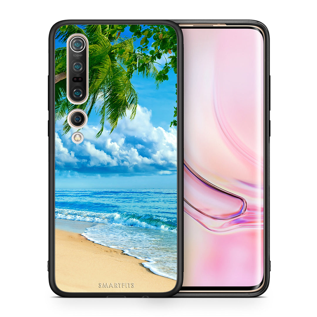 Θήκη Xiaomi Mi 10 Pro Beautiful Beach από τη Smartfits με σχέδιο στο πίσω μέρος και μαύρο περίβλημα | Xiaomi Mi 10 Pro Beautiful Beach case with colorful back and black bezels