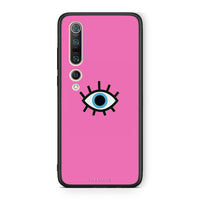 Thumbnail for Xiaomi Mi 10 Pro Blue Eye Pink θήκη από τη Smartfits με σχέδιο στο πίσω μέρος και μαύρο περίβλημα | Smartphone case with colorful back and black bezels by Smartfits
