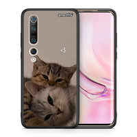 Thumbnail for Θήκη Xiaomi Mi 10 Pro Cats In Love από τη Smartfits με σχέδιο στο πίσω μέρος και μαύρο περίβλημα | Xiaomi Mi 10 Pro Cats In Love case with colorful back and black bezels