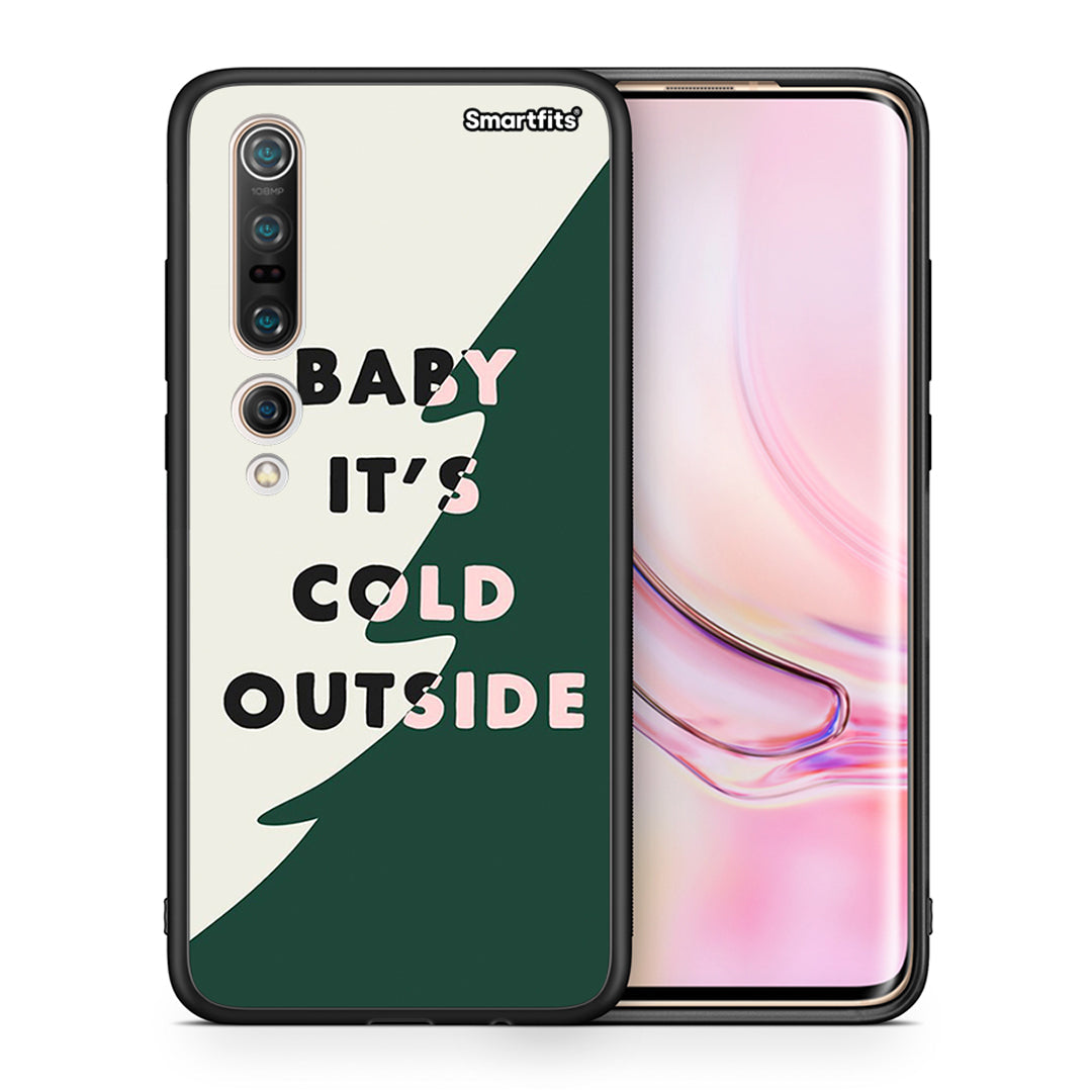 Θήκη Xiaomi Mi 10 Cold Outside από τη Smartfits με σχέδιο στο πίσω μέρος και μαύρο περίβλημα | Xiaomi Mi 10 Cold Outside case with colorful back and black bezels