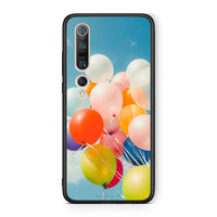 Thumbnail for Xiaomi Mi 10 Pro Colorful Balloons θήκη από τη Smartfits με σχέδιο στο πίσω μέρος και μαύρο περίβλημα | Smartphone case with colorful back and black bezels by Smartfits