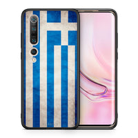 Thumbnail for Θήκη Xiaomi Mi 10 Greek Flag από τη Smartfits με σχέδιο στο πίσω μέρος και μαύρο περίβλημα | Xiaomi Mi 10 Greek Flag case with colorful back and black bezels