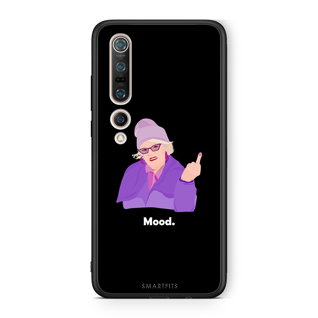 Xiaomi Mi 10 Pro Grandma Mood Black θήκη από τη Smartfits με σχέδιο στο πίσω μέρος και μαύρο περίβλημα | Smartphone case with colorful back and black bezels by Smartfits