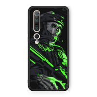 Thumbnail for Xiaomi Mi 10 Pro Green Soldier Θήκη Αγίου Βαλεντίνου από τη Smartfits με σχέδιο στο πίσω μέρος και μαύρο περίβλημα | Smartphone case with colorful back and black bezels by Smartfits