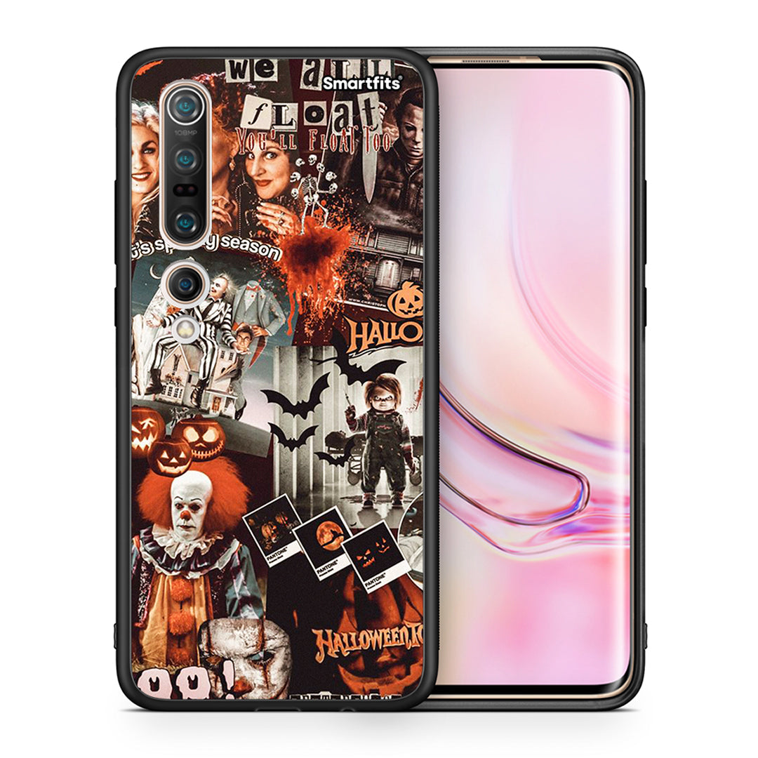 Θήκη Xiaomi Mi 10 Pro Halloween Spooky Season από τη Smartfits με σχέδιο στο πίσω μέρος και μαύρο περίβλημα | Xiaomi Mi 10 Pro Halloween Spooky Season case with colorful back and black bezels