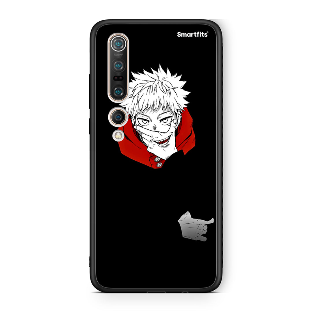 Xiaomi Mi 10 Itadori Anime θήκη από τη Smartfits με σχέδιο στο πίσω μέρος και μαύρο περίβλημα | Smartphone case with colorful back and black bezels by Smartfits