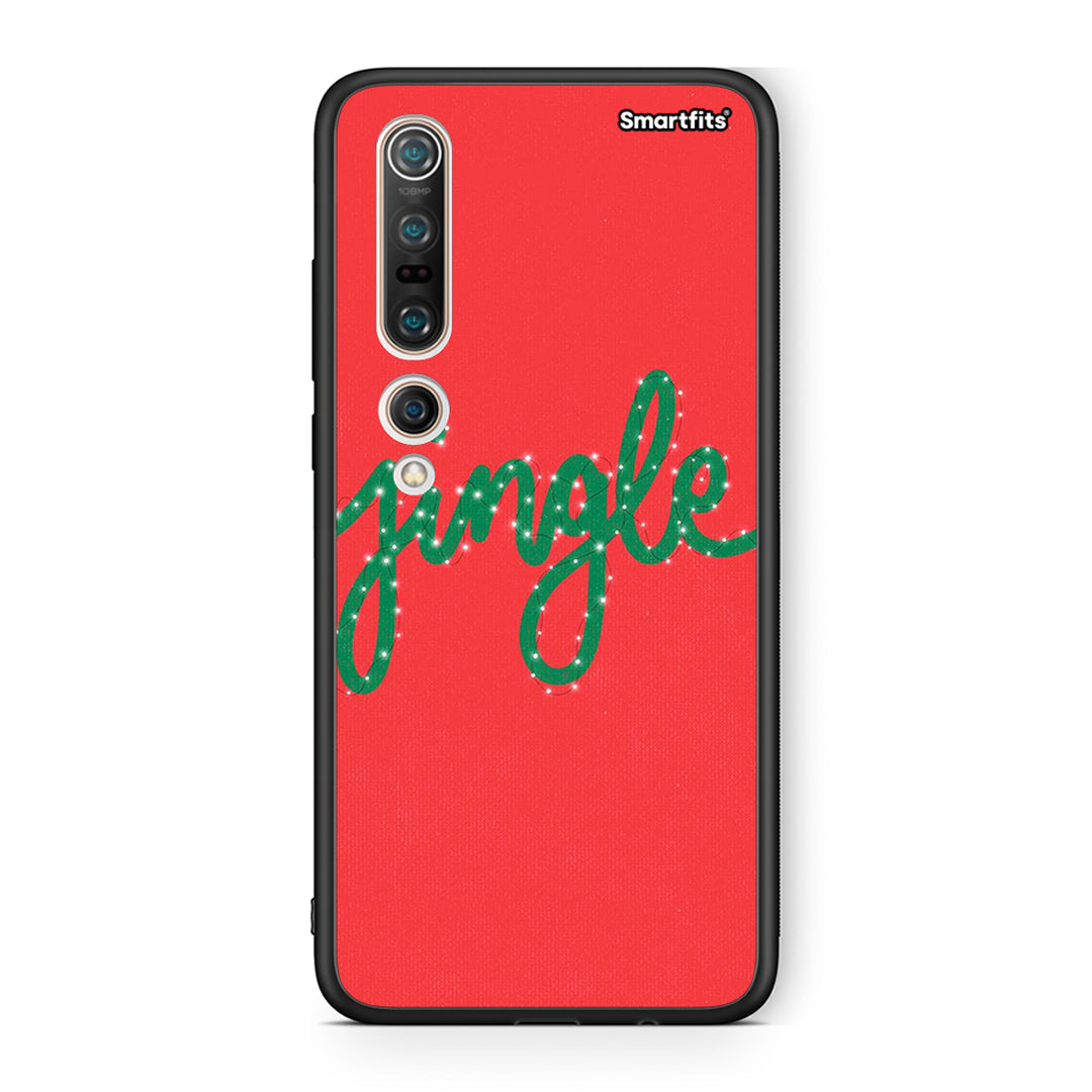 Xiaomi Mi 10 Pro Jingle Xmas θήκη από τη Smartfits με σχέδιο στο πίσω μέρος και μαύρο περίβλημα | Smartphone case with colorful back and black bezels by Smartfits