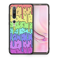 Thumbnail for Θήκη Xiaomi Mi 10 Melting Rainbow από τη Smartfits με σχέδιο στο πίσω μέρος και μαύρο περίβλημα | Xiaomi Mi 10 Melting Rainbow case with colorful back and black bezels