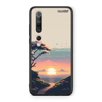 Thumbnail for Xiaomi Mi 10 Pixel Sunset Θήκη από τη Smartfits με σχέδιο στο πίσω μέρος και μαύρο περίβλημα | Smartphone case with colorful back and black bezels by Smartfits