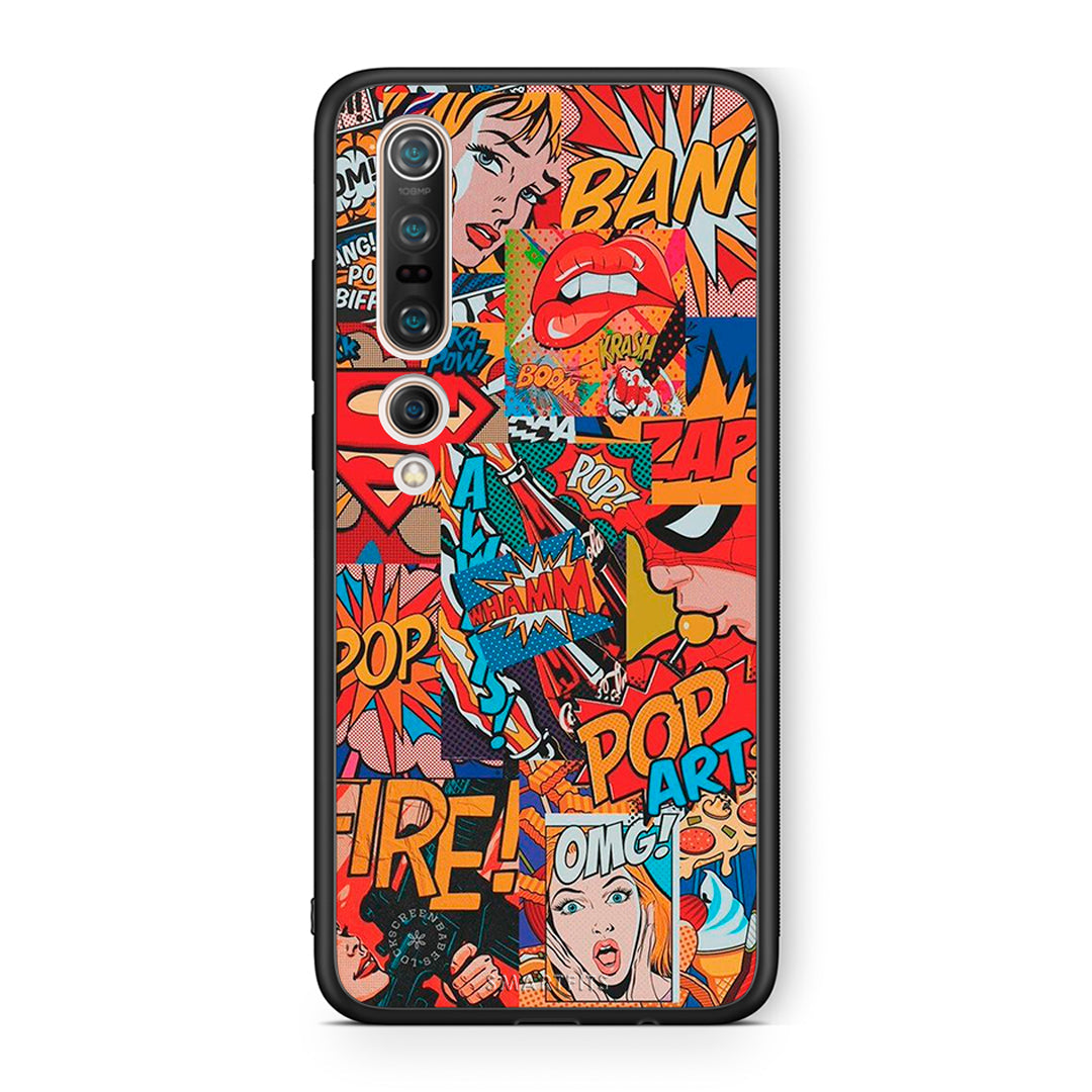 Xiaomi Mi 10 Pro PopArt OMG θήκη από τη Smartfits με σχέδιο στο πίσω μέρος και μαύρο περίβλημα | Smartphone case with colorful back and black bezels by Smartfits