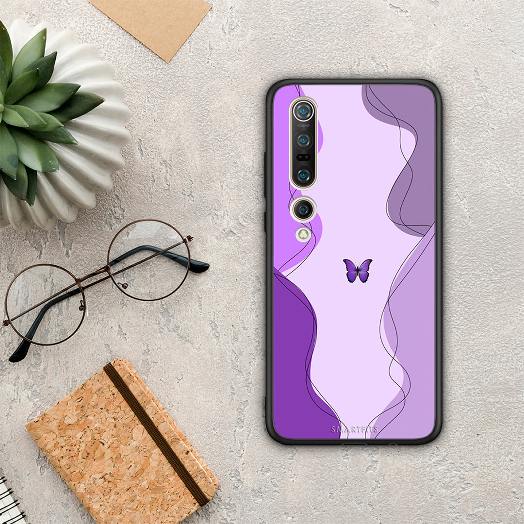 Purple Mariposa - Xiaomi Mi 10 case