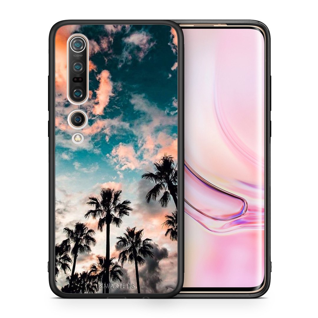 Θήκη Xiaomi Mi 10 Pro Sky Summer από τη Smartfits με σχέδιο στο πίσω μέρος και μαύρο περίβλημα | Xiaomi Mi 10 Pro Sky Summer case with colorful back and black bezels