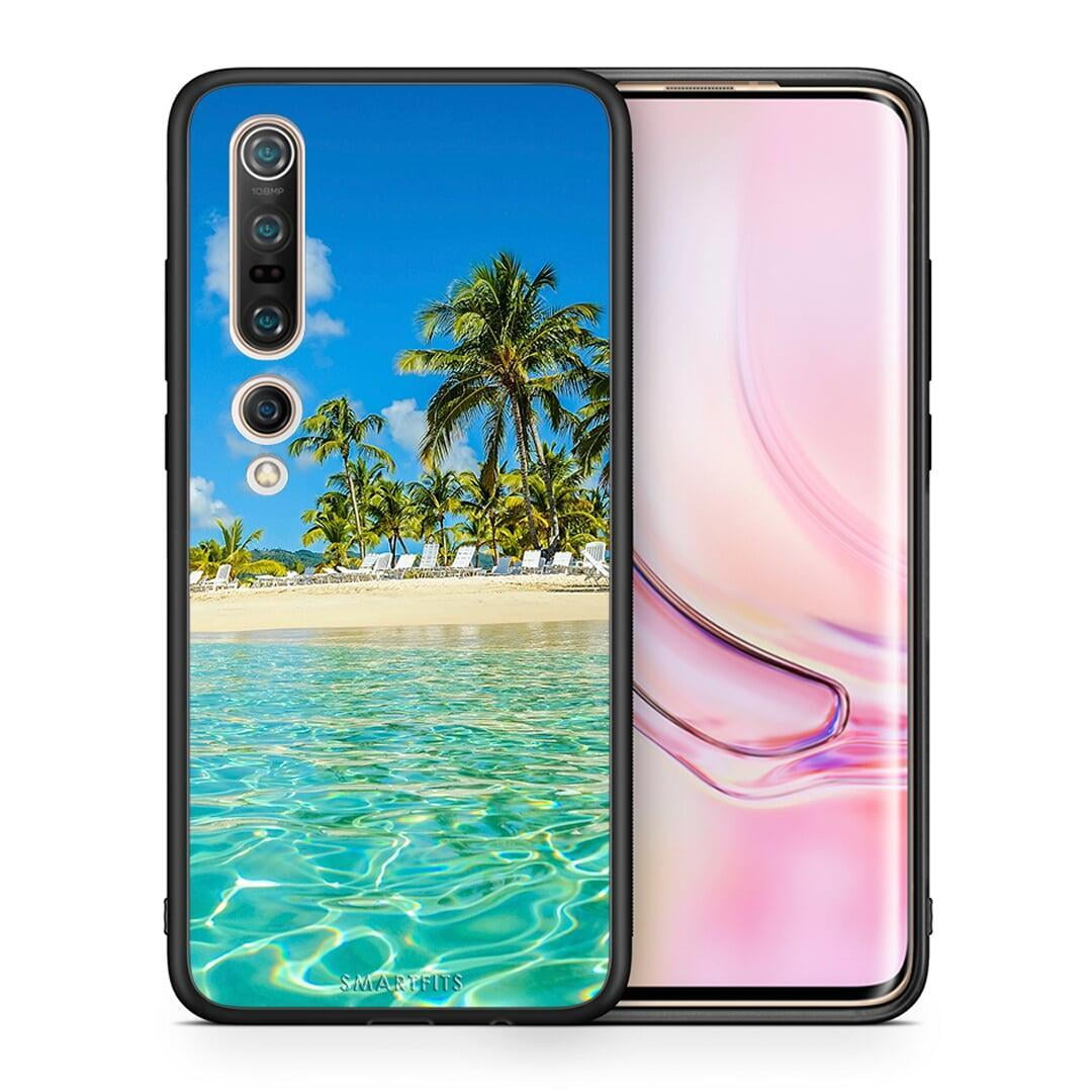 Θήκη Xiaomi Mi 10 Tropical Vibes από τη Smartfits με σχέδιο στο πίσω μέρος και μαύρο περίβλημα | Xiaomi Mi 10 Tropical Vibes case with colorful back and black bezels