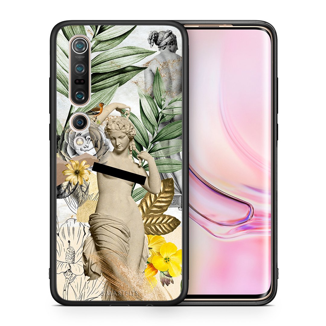 Θήκη Xiaomi Mi 10 Pro Woman Statue από τη Smartfits με σχέδιο στο πίσω μέρος και μαύρο περίβλημα | Xiaomi Mi 10 Pro Woman Statue case with colorful back and black bezels