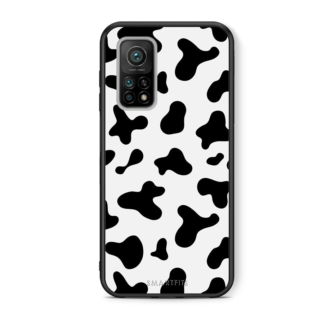 Θήκη Xiaomi Mi 10T/10T Pro Cow Print από τη Smartfits με σχέδιο στο πίσω μέρος και μαύρο περίβλημα | Xiaomi Mi 10T/10T Pro Cow Print case with colorful back and black bezels
