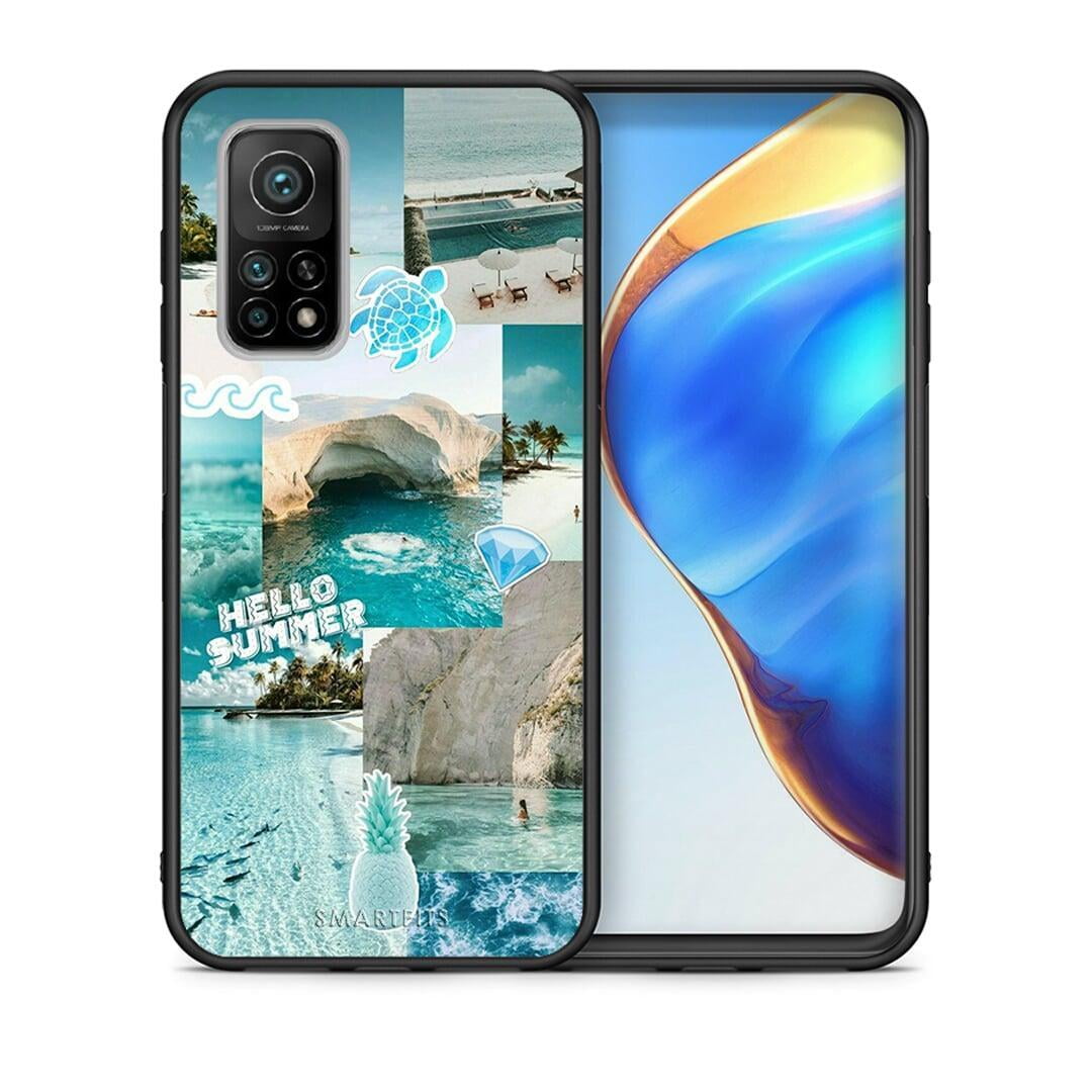 Θήκη Xiaomi Mi 10T / 10T Pro Aesthetic Summer από τη Smartfits με σχέδιο στο πίσω μέρος και μαύρο περίβλημα | Xiaomi Mi 10T / 10T Pro Aesthetic Summer case with colorful back and black bezels