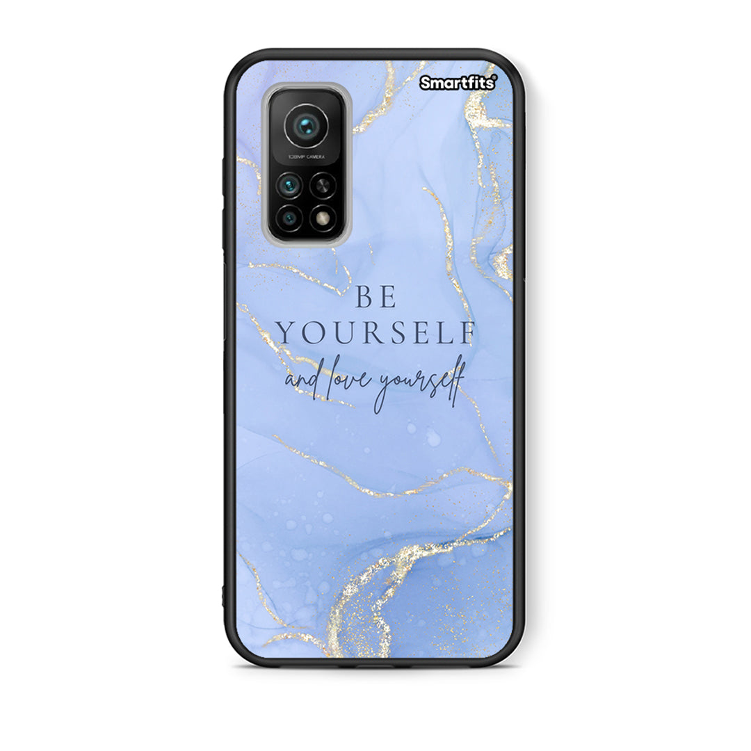 Θήκη Xiaomi Mi 10T/10T Pro Be Yourself από τη Smartfits με σχέδιο στο πίσω μέρος και μαύρο περίβλημα | Xiaomi Mi 10T/10T Pro Be Yourself case with colorful back and black bezels