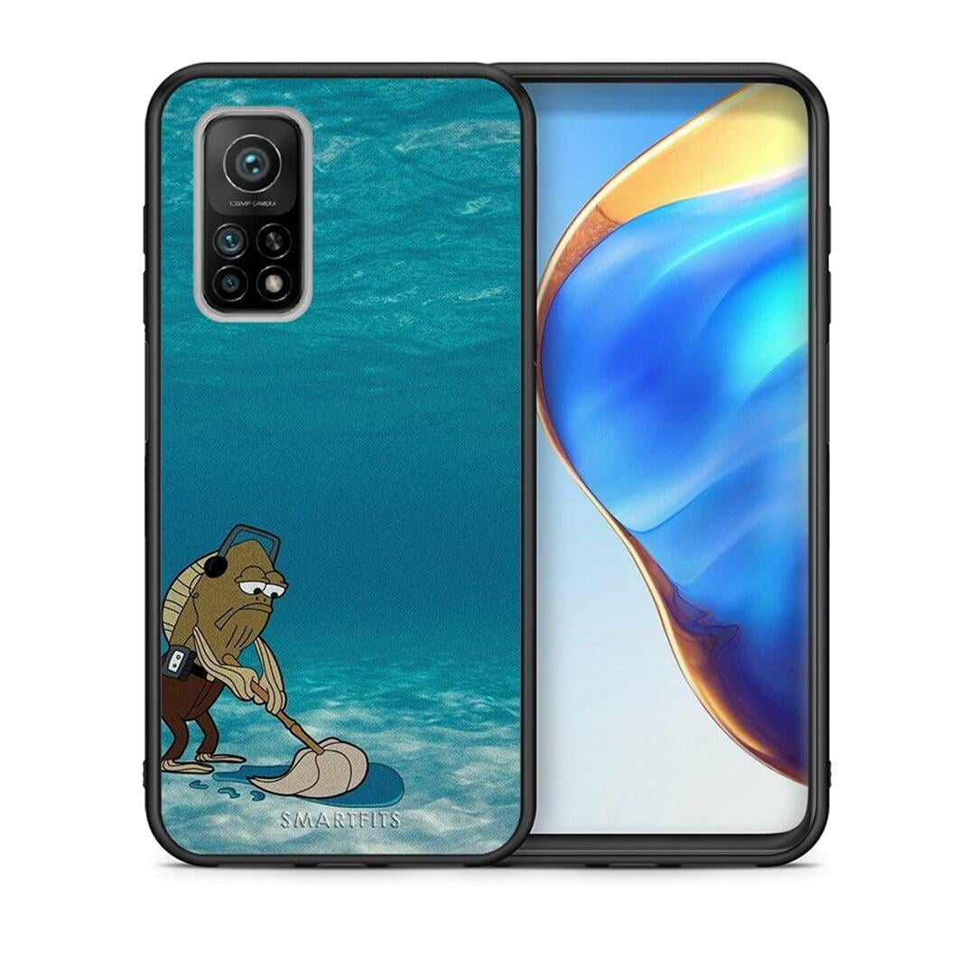Θήκη Xiaomi Mi 10T / 10T Pro Clean The Ocean από τη Smartfits με σχέδιο στο πίσω μέρος και μαύρο περίβλημα | Xiaomi Mi 10T / 10T Pro Clean The Ocean case with colorful back and black bezels