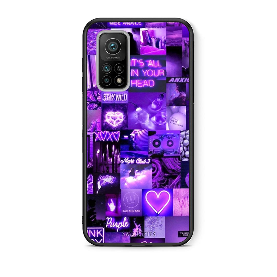 Θήκη Αγίου Βαλεντίνου Xiaomi Mi 10T / 10T Pro Collage Stay Wild από τη Smartfits με σχέδιο στο πίσω μέρος και μαύρο περίβλημα | Xiaomi Mi 10T / 10T Pro Collage Stay Wild case with colorful back and black bezels