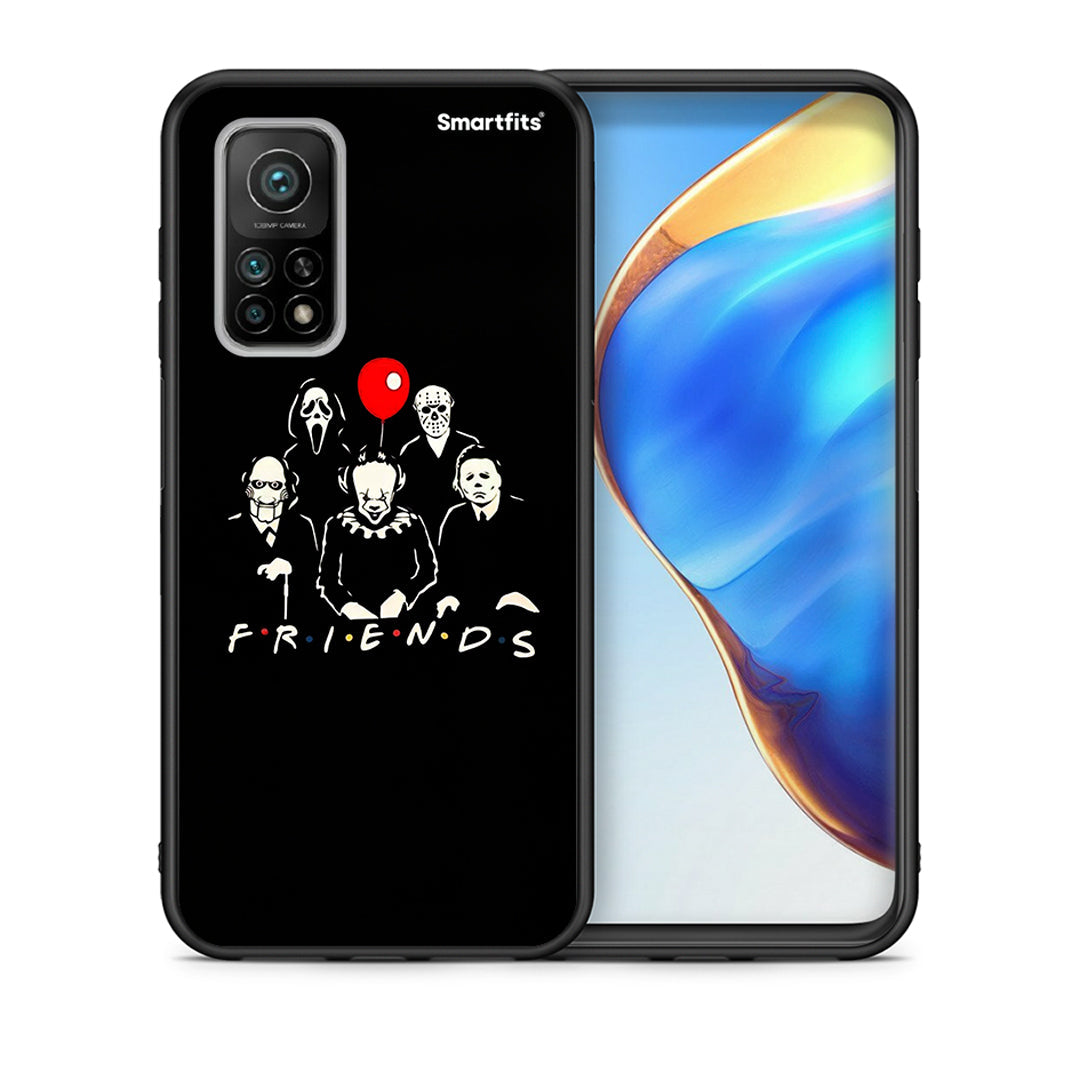 Θήκη Xiaomi Mi 10T / 10T Pro Halloween Friends από τη Smartfits με σχέδιο στο πίσω μέρος και μαύρο περίβλημα | Xiaomi Mi 10T / 10T Pro Halloween Friends case with colorful back and black bezels