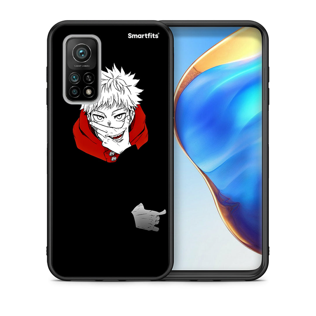 Θήκη Xiaomi Mi 10T/10T Pro Itadori Anime από τη Smartfits με σχέδιο στο πίσω μέρος και μαύρο περίβλημα | Xiaomi Mi 10T/10T Pro Itadori Anime case with colorful back and black bezels