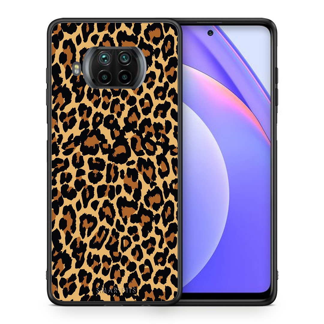 Θήκη Xiaomi Mi 10T Lite Leopard Animal από τη Smartfits με σχέδιο στο πίσω μέρος και μαύρο περίβλημα | Xiaomi Mi 10T Lite Leopard Animal case with colorful back and black bezels