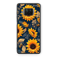 Thumbnail for Θήκη Xiaomi Mi 10T Lite Autumn Sunflowers από τη Smartfits με σχέδιο στο πίσω μέρος και μαύρο περίβλημα | Xiaomi Mi 10T Lite Autumn Sunflowers case with colorful back and black bezels