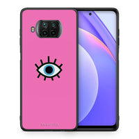 Thumbnail for Θήκη Xiaomi Mi 10T Lite Blue Eye Pink από τη Smartfits με σχέδιο στο πίσω μέρος και μαύρο περίβλημα | Xiaomi Mi 10T Lite Blue Eye Pink case with colorful back and black bezels