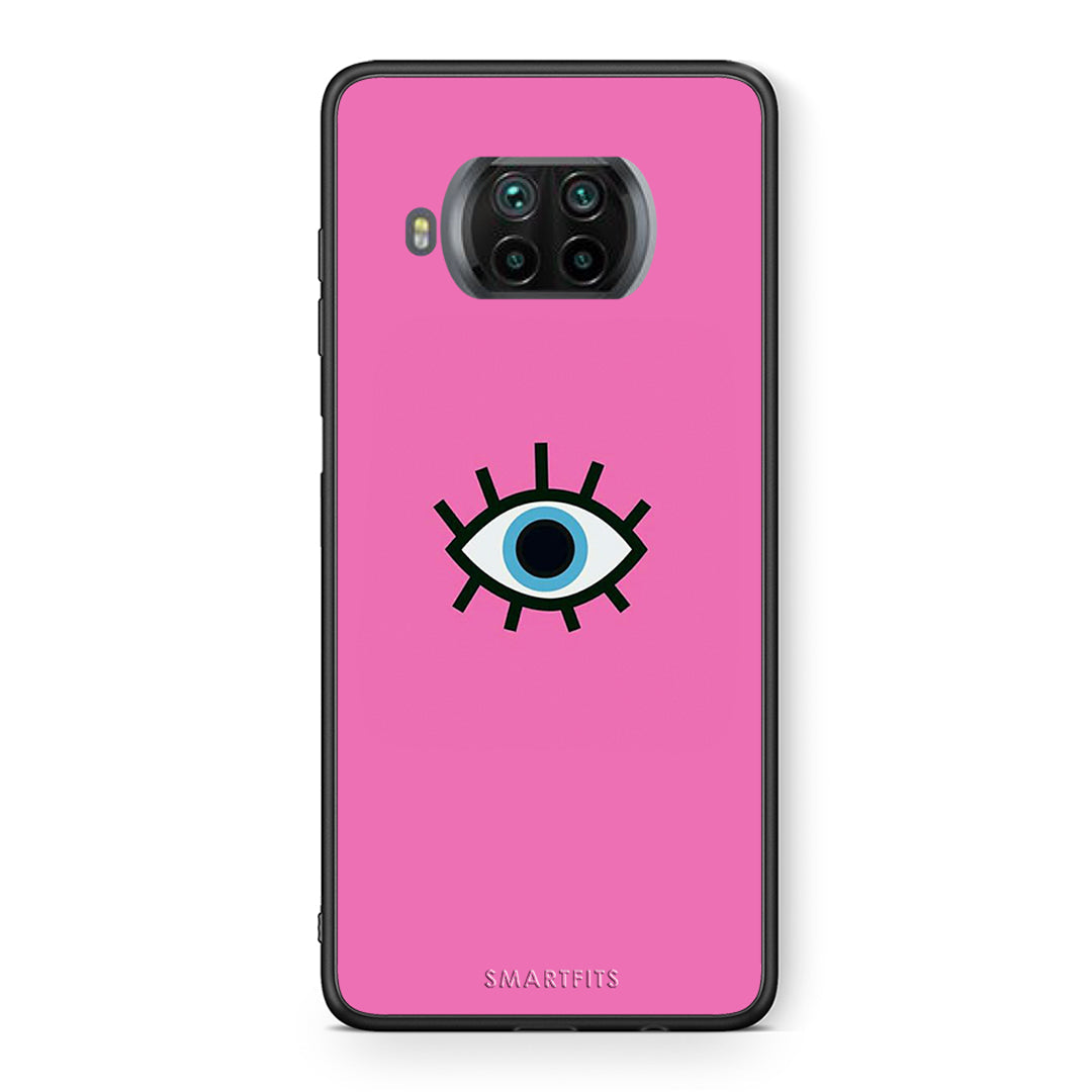 Θήκη Xiaomi Mi 10T Lite Blue Eye Pink από τη Smartfits με σχέδιο στο πίσω μέρος και μαύρο περίβλημα | Xiaomi Mi 10T Lite Blue Eye Pink case with colorful back and black bezels