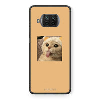 Thumbnail for Θήκη Xiaomi Mi 10T Lite Cat Tongue από τη Smartfits με σχέδιο στο πίσω μέρος και μαύρο περίβλημα | Xiaomi Mi 10T Lite Cat Tongue case with colorful back and black bezels
