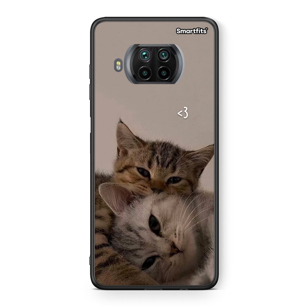 Θήκη Xiaomi Mi 10T Lite Cats In Love από τη Smartfits με σχέδιο στο πίσω μέρος και μαύρο περίβλημα | Xiaomi Mi 10T Lite Cats In Love case with colorful back and black bezels