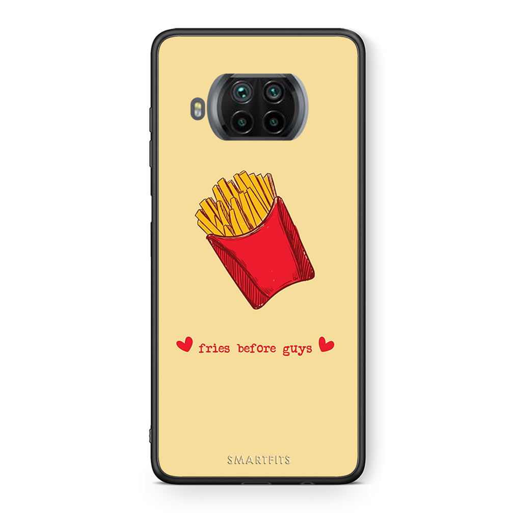 Θήκη Αγίου Βαλεντίνου Xiaomi Mi 10T Lite Fries Before Guys από τη Smartfits με σχέδιο στο πίσω μέρος και μαύρο περίβλημα | Xiaomi Mi 10T Lite Fries Before Guys case with colorful back and black bezels