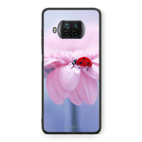 Thumbnail for Θήκη Xiaomi Mi 10T Lite Ladybug Flower από τη Smartfits με σχέδιο στο πίσω μέρος και μαύρο περίβλημα | Xiaomi Mi 10T Lite Ladybug Flower case with colorful back and black bezels