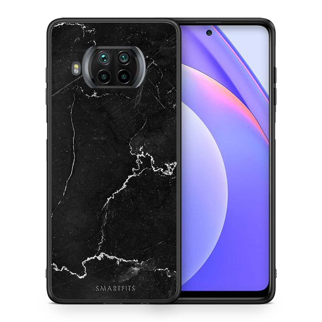 Θήκη Xiaomi Mi 10T Lite Marble Black από τη Smartfits με σχέδιο στο πίσω μέρος και μαύρο περίβλημα | Xiaomi Mi 10T Lite Marble Black case with colorful back and black bezels