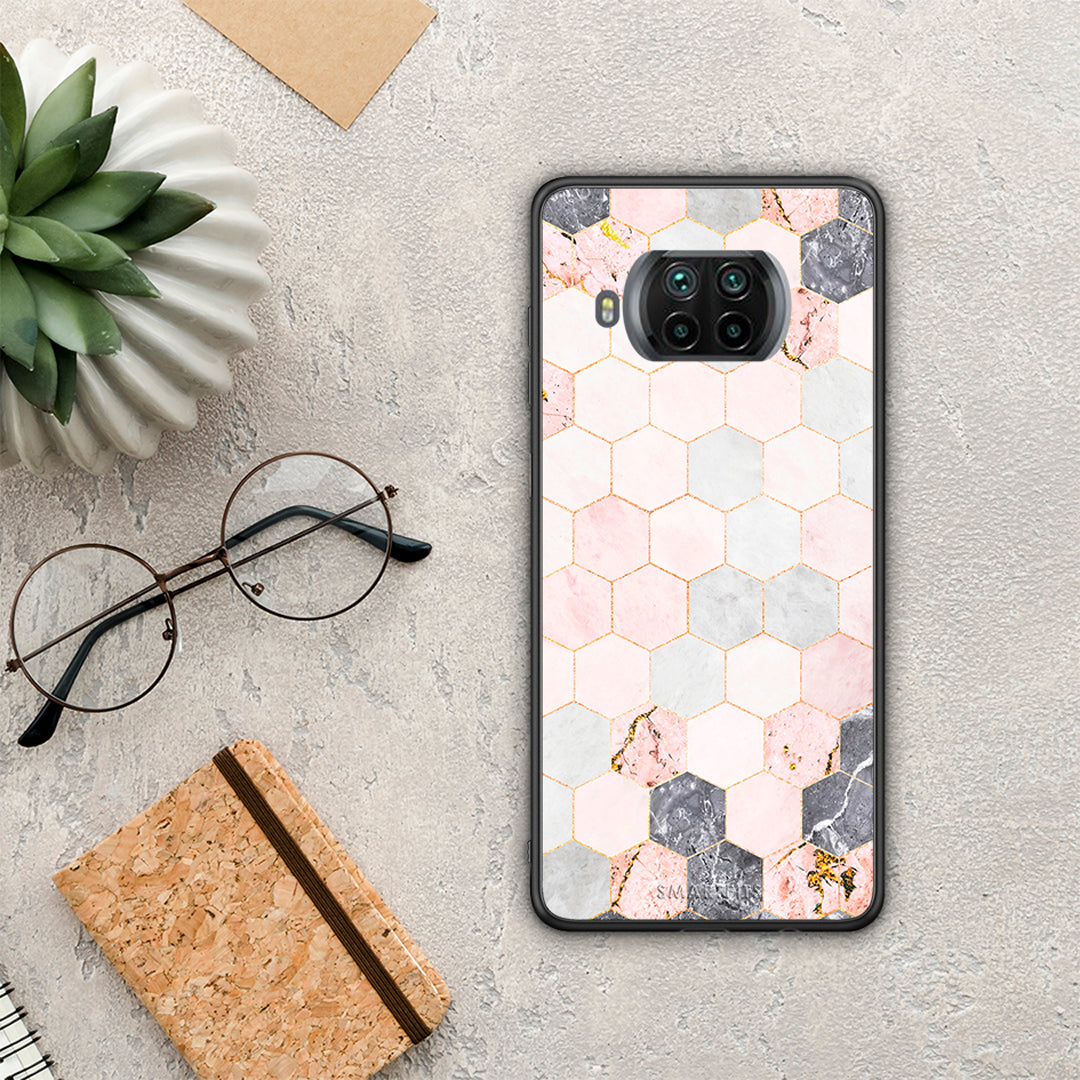 Marble Hexagon Pink - Xiaomi Mi 10T Lite case