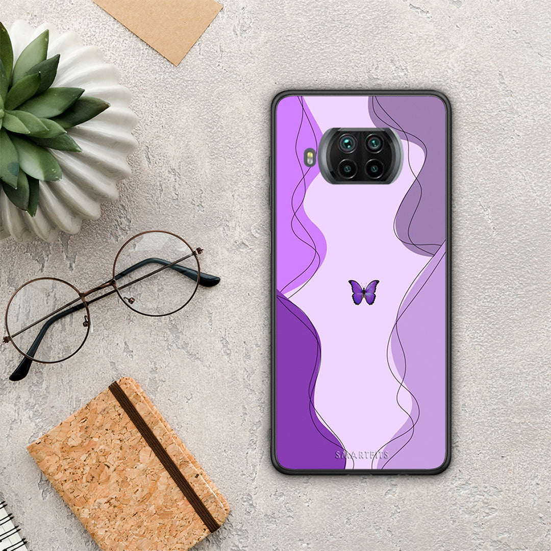 Purple Mariposa - Xiaomi Mi 10T Lite case