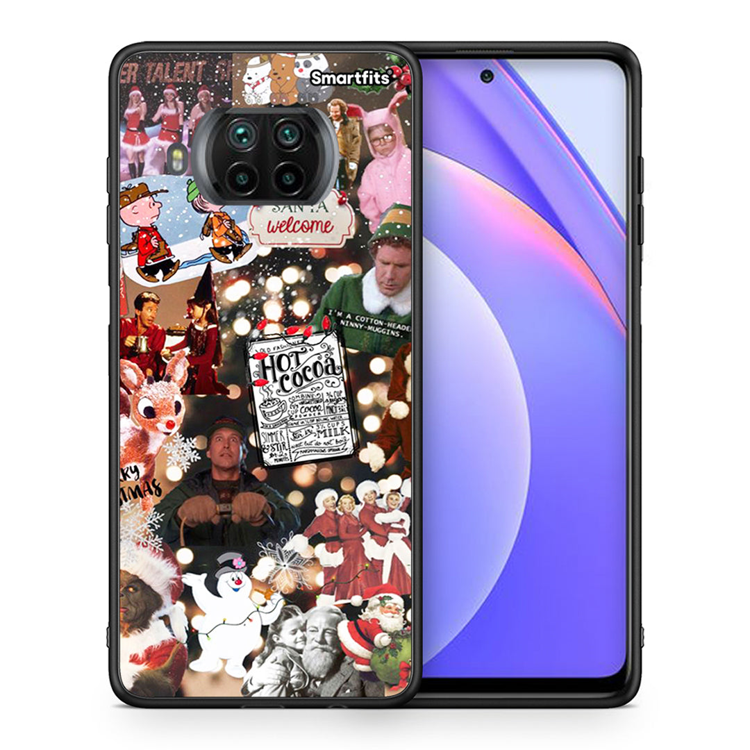 Θήκη Xiaomi Mi 10T Lite Xmas Movies από τη Smartfits με σχέδιο στο πίσω μέρος και μαύρο περίβλημα | Xiaomi Mi 10T Lite Xmas Movies case with colorful back and black bezels