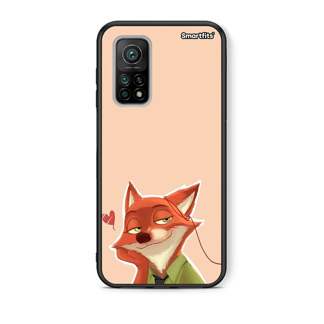 Θήκη Xiaomi Mi 10T/10T Pro Nick Wilde And Judy Hopps Love 1 από τη Smartfits με σχέδιο στο πίσω μέρος και μαύρο περίβλημα | Xiaomi Mi 10T/10T Pro Nick Wilde And Judy Hopps Love 1 case with colorful back and black bezels