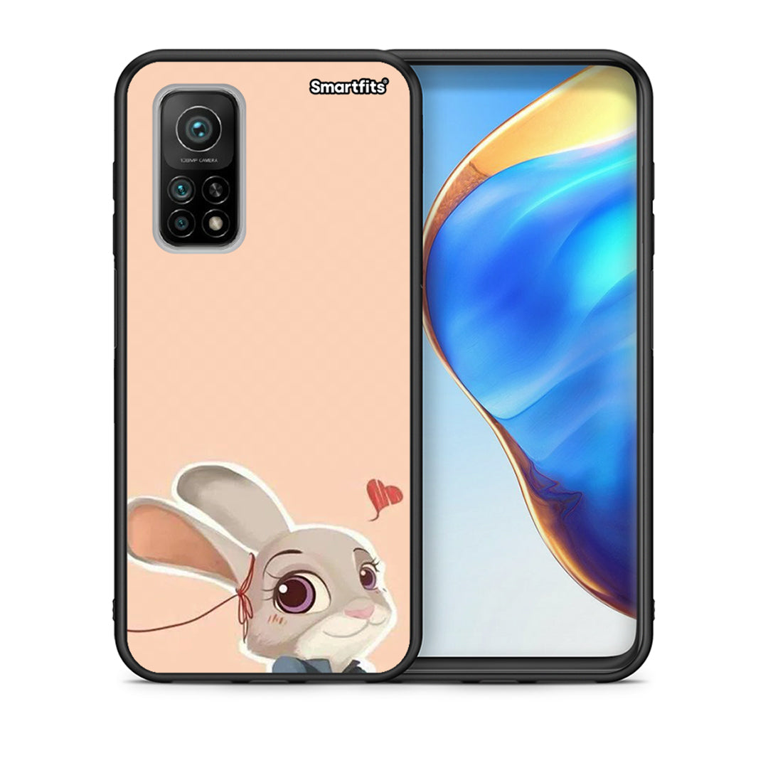 Θήκη Xiaomi Mi 10T/10T Pro Nick Wilde And Judy Hopps Love 2 από τη Smartfits με σχέδιο στο πίσω μέρος και μαύρο περίβλημα | Xiaomi Mi 10T/10T Pro Nick Wilde And Judy Hopps Love 2 case with colorful back and black bezels