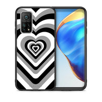 Thumbnail for Θήκη Xiaomi Mi 10T/10T Pro Black Hearts από τη Smartfits με σχέδιο στο πίσω μέρος και μαύρο περίβλημα | Xiaomi Mi 10T/10T Pro Black Hearts case with colorful back and black bezels