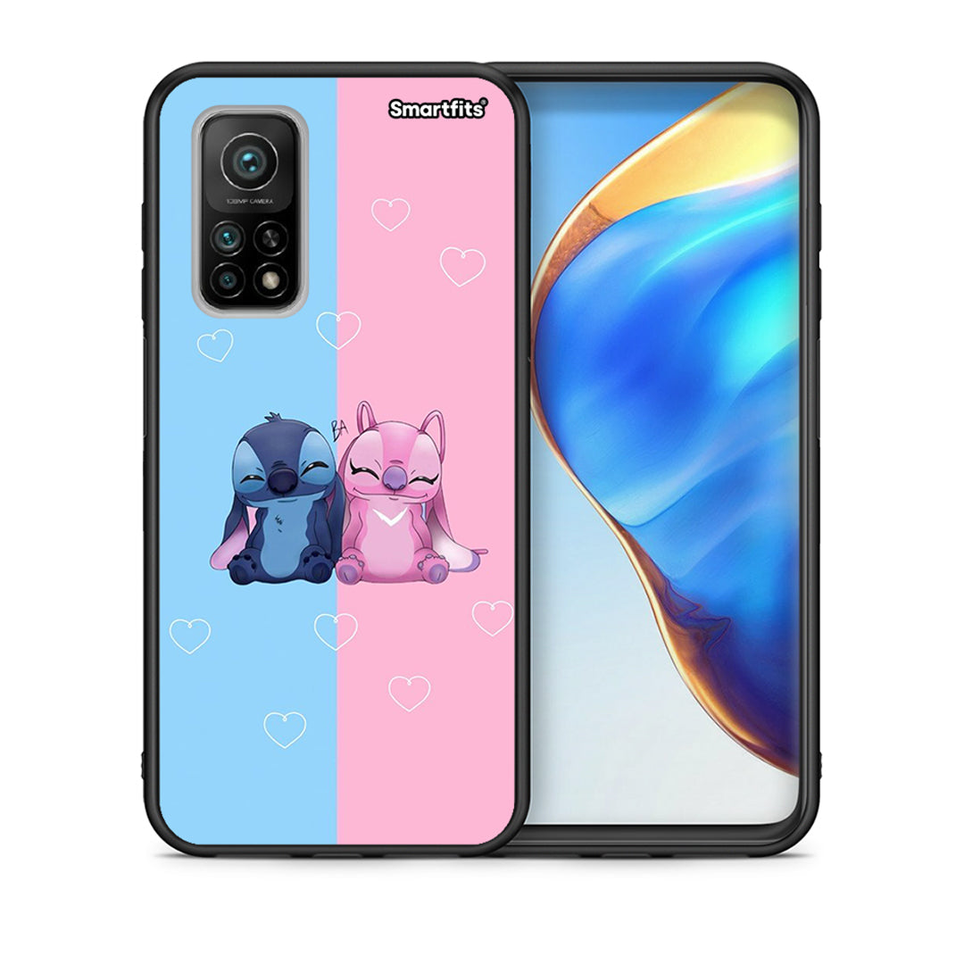 Θήκη Xiaomi Mi 10T/10T Pro Stitch And Angel από τη Smartfits με σχέδιο στο πίσω μέρος και μαύρο περίβλημα | Xiaomi Mi 10T/10T Pro Stitch And Angel case with colorful back and black bezels