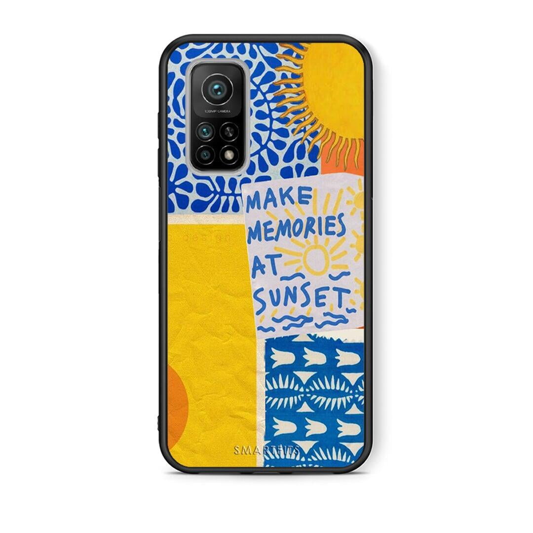 Θήκη Xiaomi Mi 10T / 10T Pro Sunset Memories από τη Smartfits με σχέδιο στο πίσω μέρος και μαύρο περίβλημα | Xiaomi Mi 10T / 10T Pro Sunset Memories case with colorful back and black bezels