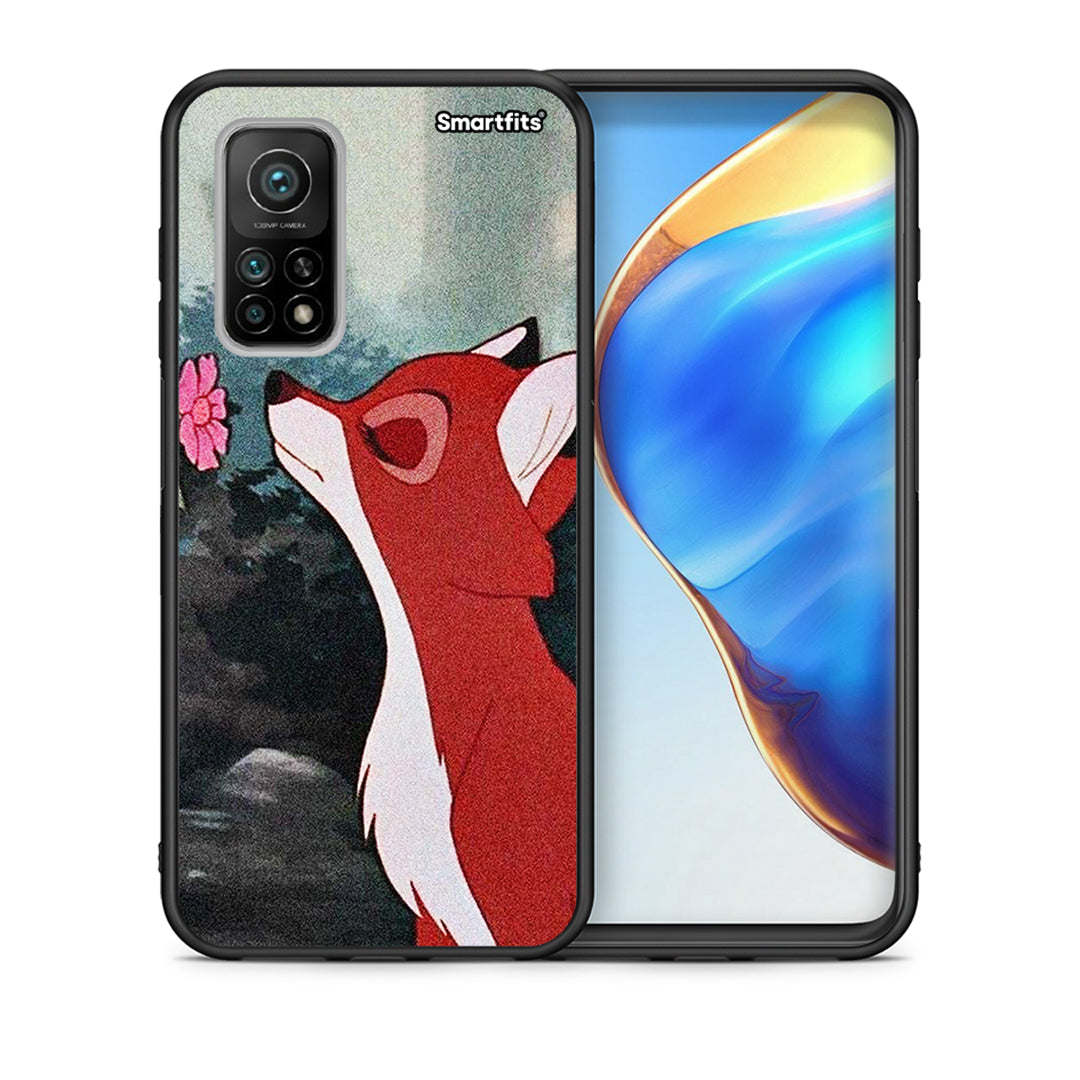 Θήκη Xiaomi Mi 10T/10T Pro Tod And Vixey Love 2 από τη Smartfits με σχέδιο στο πίσω μέρος και μαύρο περίβλημα | Xiaomi Mi 10T/10T Pro Tod And Vixey Love 2 case with colorful back and black bezels