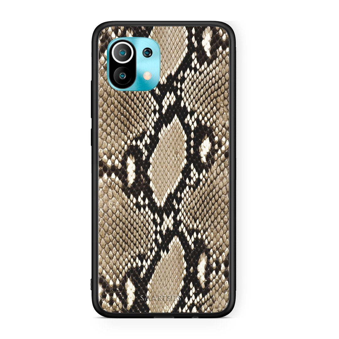 23 - Xiaomi Mi 11 Fashion Snake Animal case, cover, bumper