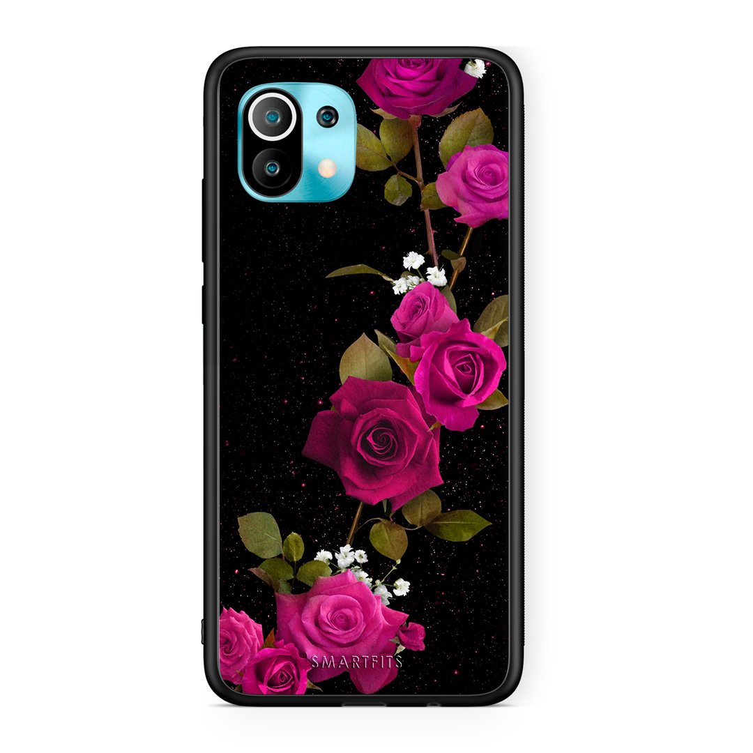 4 - Xiaomi Mi 11 Red Roses Flower case, cover, bumper