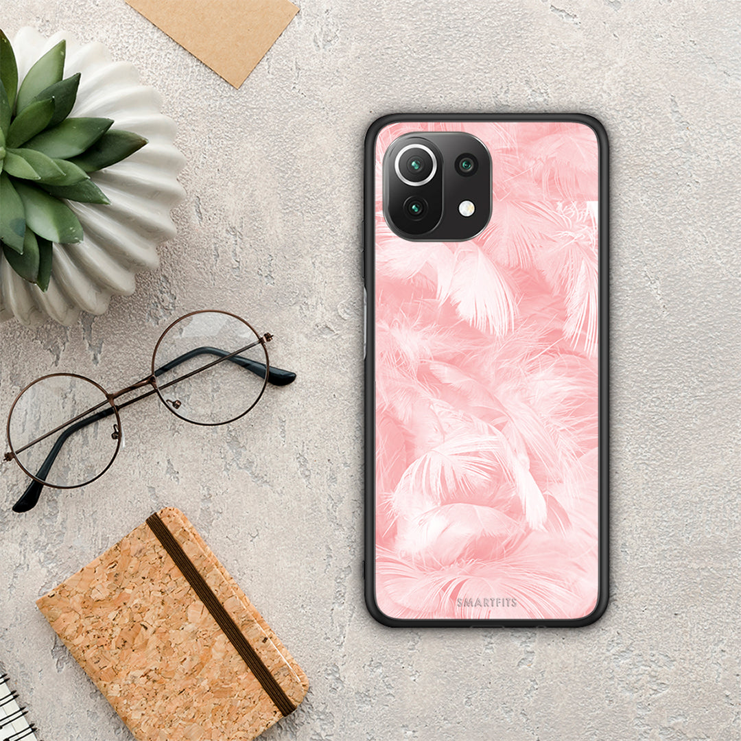 Boho Pink Feather - Xiaomi 11 Lite 5G NE / Mi 11 Lite case